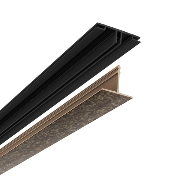 CeilingMAX 100 sq. ft. Smoked Pewter Surface Mount Grid Kit