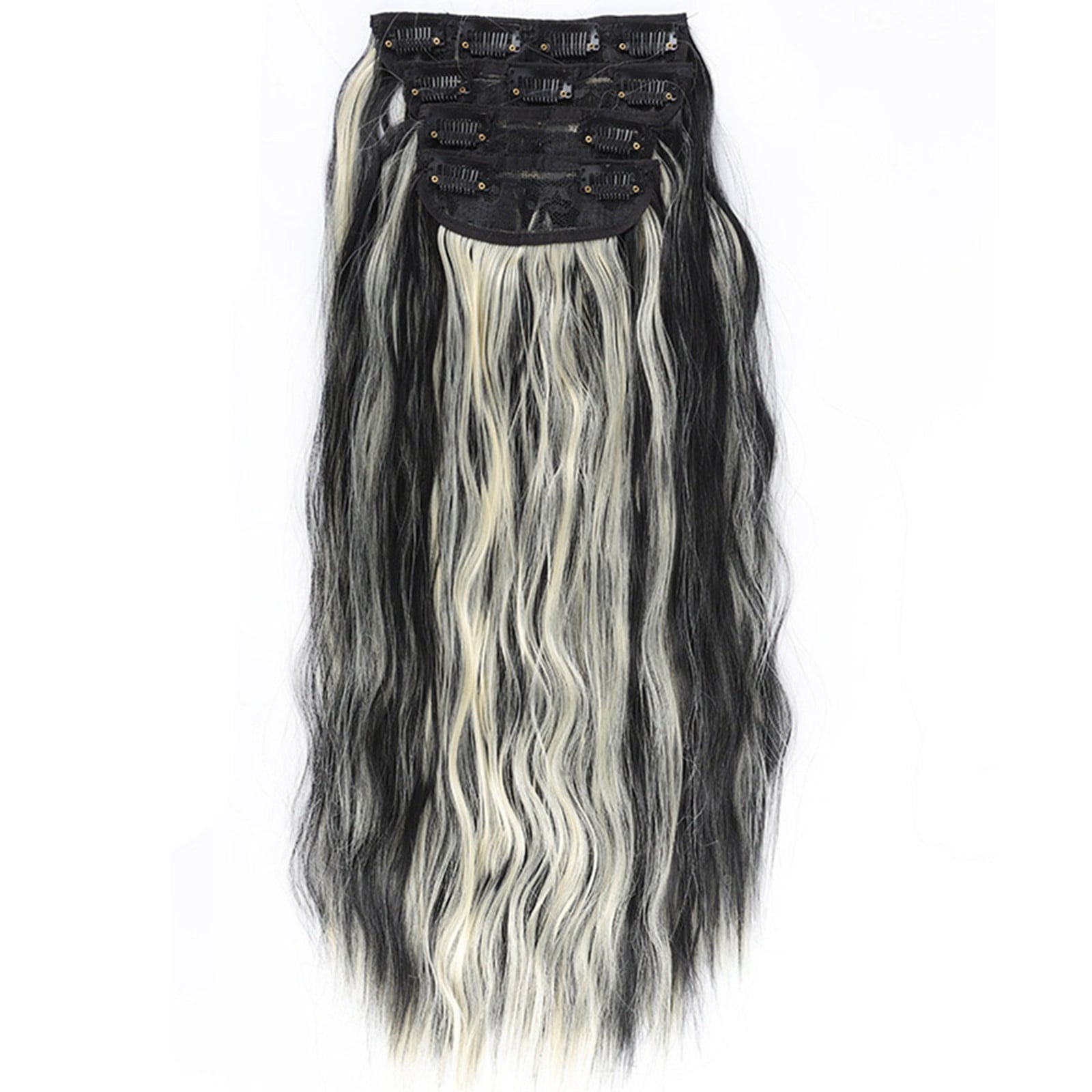 Ceimmol Long Curly Hair Wig With Water Ripple To Increase Hair Volume