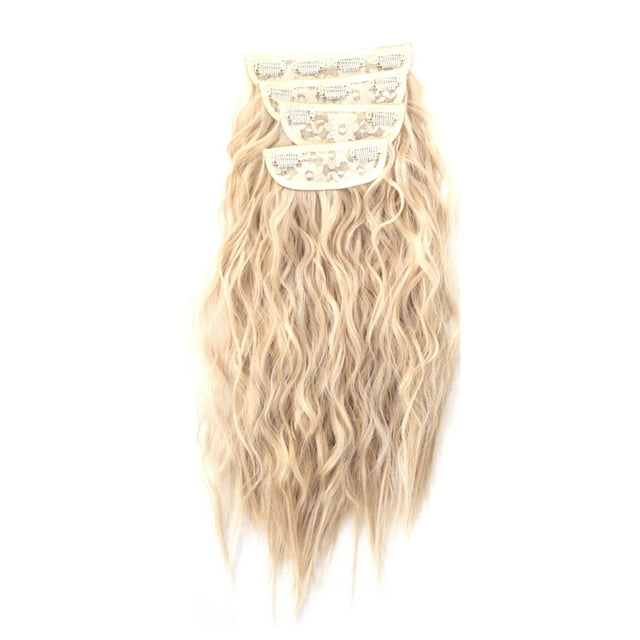 Ceimmol Long Curly Hair Wig With Water Ripple To Increase Hair Volume