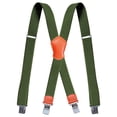 thumbnail image 1 of Ceimmol Suspenders for Men X Back Adjustable Heavy Duty Clip With 1.5 Inchs Wide Elastic Braces Snaps, 1 of 9