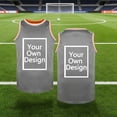 thumbnail image 1 of Ceisia Customizable Basketball Jersey Tank Top with Trim Multi-Color Pack Gray 10-11Years Gifts for Father, 1 of 9