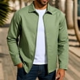 thumbnail image 1 of Ceisia Lightweight Windproof Men's Slim Fit Turn-Down Collar Zip-Up Coach Jacket Gift, 1 of 9