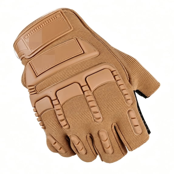 Ceisia Men Half Finger Cycling Gloves Shock Absorbing Padded Adjustable Wrist Strap Breathable Non Slip Sport Protective Gear For Biking Driving Workout Gift