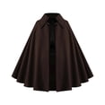 thumbnail image 1 of Ceisia Men Halloween Cape Cloak Lapel Collar Cosplay Costume Medieval Vampire Role Play Outerwear Gift, 1 of 7