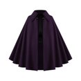 thumbnail image 1 of Ceisia Men Halloween Cape Cloak Lapel Collar Cosplay Costume Medieval Vampire Role Play Outerwear Gift, 1 of 7