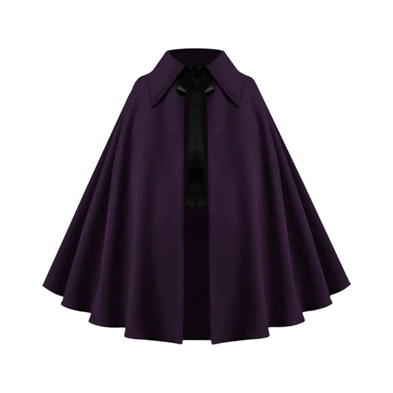 Ceisia Men Halloween Cape Cloak Lapel Collar Cosplay Costume Medieval Vampire Role Play Outerwear Gift