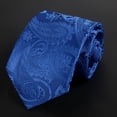 thumbnail image 1 of Ceisia Men Paisley Jacquard Satin Necktie Elegant Formal Business Wedding Party Dress Tie For Office Special Occasions Gift, 1 of 2
