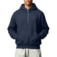 thumbnail image 1 of Ceisia Men Waffle Knit Stand Collar Full Zip Fleece Jacket Loose Fit Long Sleeve Pocket Daily Casual Outer Coat Gift, 1 of 9