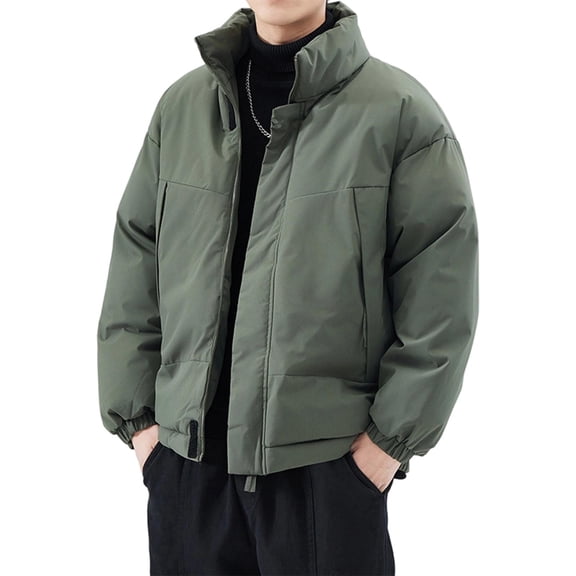 Ceisia Men's Breathable Nylon-Spandex Long Sleeve Outdoor Jacket Zipper Pocket Solid Color Gift