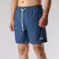 thumbnail image 1 of Ceisia Men's Cargo Shorts Beach Swim Trunks Summer Lightweight Thin Quick Dry Casual Slim Fit 4 Inch Inseam Athletic Bottoms Blue M Gifts for Father, 1 of 5