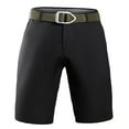 thumbnail image 1 of Ceisia Men's Casual Button Front Shorts with Pockets Loose Fit Straight Five Quarter Comfortable Pants Gifts for Father Black 5X, 1 of 5