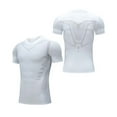 thumbnail image 1 of Ceisia Men's Compression Short Sleeve T-Shirt Athletic Fit Gym Workout Top Muscle Fit Quick Dry Moisture Wicking Training Performance Base Layer Gifts for Father, 1 of 4