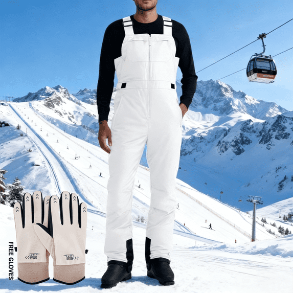 Ceisia Men's Essential Snow Ski Overalls Windproof Insulated Romper Snowpants Insulated Bib Overalls S-XXL Gift