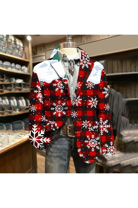 Men's Functional Pockets Coat - 98%Cotton-2%Spandex for Daily & Outdoor Wear Gift