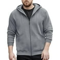 thumbnail image 1 of Ceisia Men's Hooded Solid Color Casual Style Jacket - Nylon-Spandex for Daily & Outdoor Wear Gift, 1 of 8