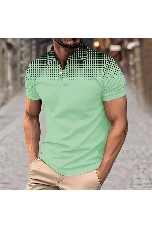 Men's Loose Fit Short Sleeve T-Shirt Stylish Multi-Pattern Design Spring Summer Shirt Gift