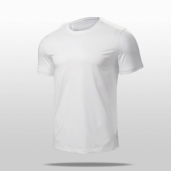 Ceisia Men's Loose Fit Solid Crewneck Short Sleeve Tee Summer Casual Comfortable Soft Cotton Relaxed Streetwear Everyday Basic T-Shirt Gifts for Father