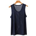 thumbnail image 1 of Ceisia Men's Mesh Breathable Tank Top Lightweight Sleeveless Undershirt for Daily Wear Navy XXXL Big & Tall Gifts for Father, 1 of 8