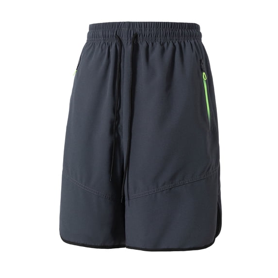Ceisia Men's Quick Dry Athletic Running Shorts with Zipper Pockets Elastic Waist Drawstring Summer Track Bottoms Gifts for Father