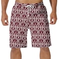 thumbnail image 1 of Ceisia Men's Quick Dry Swim Trunks with Pockets Elastic Waist Drawstring Mesh Lining Beach Shorts Up to 5XL Gifts for Father, 1 of 5