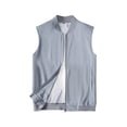 thumbnail image 1 of Ceisia Men's Regular-Fit Stand-Collar Full-Zip Casual Nylon Sleeveless Vest Gift, 1 of 3