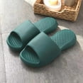 thumbnail image 1 of Ceisia Men's Slippers Super Thick Soft Sole Plastic Indoor Home Non-Slip Anti-Odor Bathroom Slides Summer Comfort Casual House Shoes Lightweight Gifts for Father, 1 of 5
