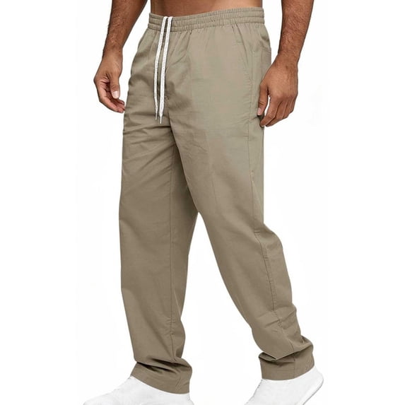 Men Inner Pants Ceisia Men's Solid Color Casual Loose Fit Sports Multi Pocket Inner ...