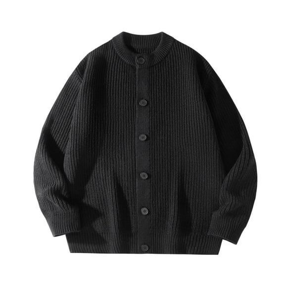 Ceisia Men's Solid Color Hooded Jacket Warm Zip Up Gift Outerwear Casual Long Sleeve Winter Coat