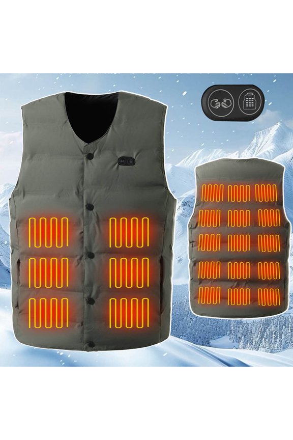 Men's Solid Color Sleeveless And Hooded Warm JacketFeatures:Men's jackets are made of classic and soft fab rics to make them Gift