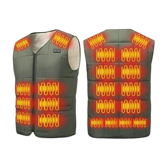 Ceisia Men's Solid Color Sleeveless Hooded Jacket Warm Casual Gift Outerwear for Layered Wear