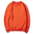 thumbnail image 1 of Ceisia Men's Solid Crew Neck Long Sleeve Sweatshirt for Casual & Sports Wear Hot Pink S Gifts, 1 of 3