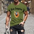 thumbnail image 1 of Ceisia Men's Spring Sporty Printed Round/Crew Neck Long Gift Sleeve Shirt - Comfortable Daily Outdoor Wear, 1 of 5
