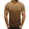 thumbnail image 1 of Ceisia Men's Summer Graphic Print Short Sleeve Crewneck T-Shirt Soft Casual Fashion Tee Top Gold M Gifts for Father, 1 of 4