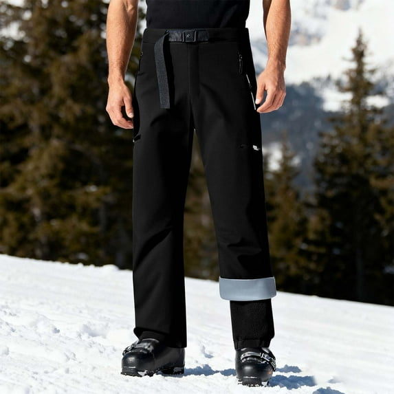 Ceisia Men's Waterproof Windproof Ski Pants Straight Leg Warm Outdoor Snow Trousers