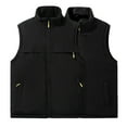 thumbnail image 1 of Ceisia Men's fashion solid color zipper vest pocket sleeveless outerwear Gift, 1 of 6