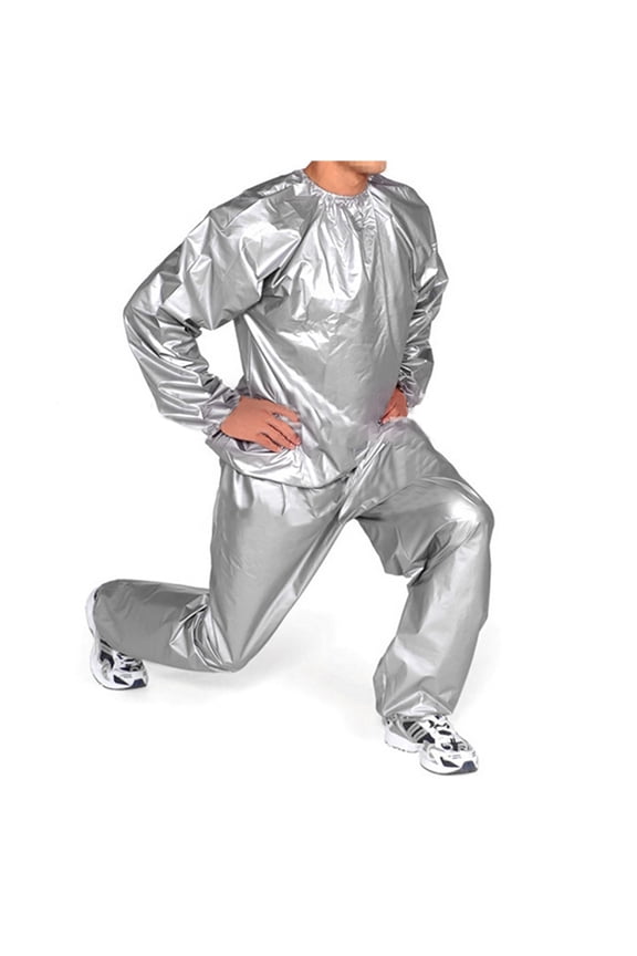Sweat-Inducing Slim Fit Mens Solid Color Sauna Suit Gifts
