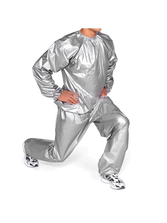 Sweat-Inducing Slim Fit Mens Solid Color Sauna Suit Gifts