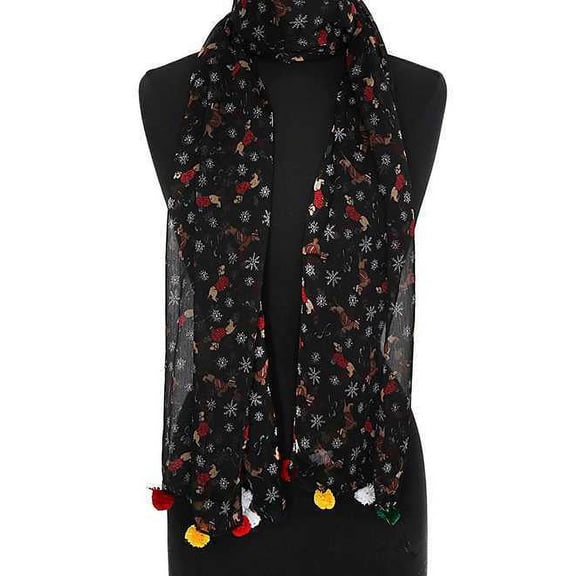 Cejon Bundled Up Pooches Scarf (Black)