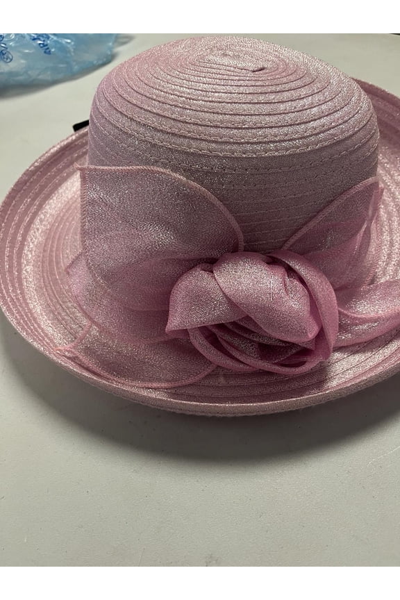Shimmer Rose Hat Pink