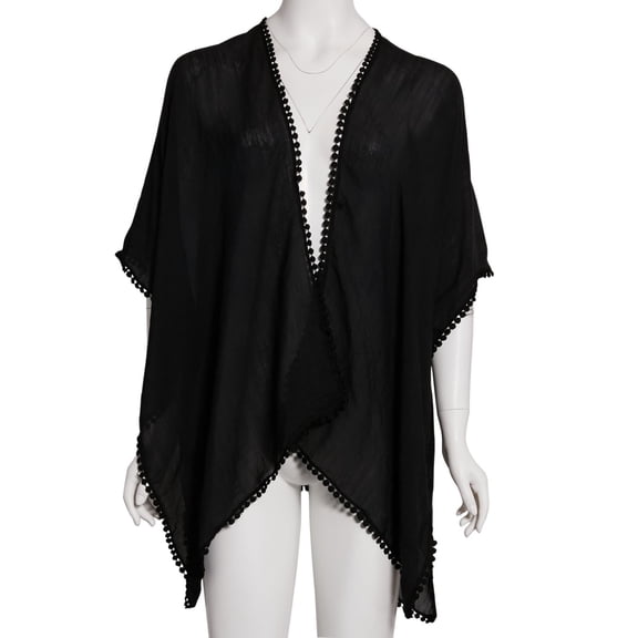 Cejon Womens Lace Insert Topper, Black, One Size