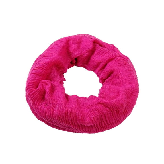 Cejon Women's Metallic Ruched Infinity Scarf