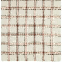 Cejon Women's Plaid Blanket Wrap Scarf Woven Shawl White Size Regular