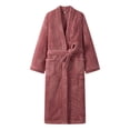 thumbnail image 1 of Cekizud Bathrobe for Women Thick Fleece Water Absorbent Wrap Belt Long Sleeve Robe, 1 of 9