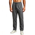 thumbnail image 1 of Cekizud Pants for Men Mesh Quick-Dry Loose Plus Size Straight Leg Long Trousers Athletic, Sizes M-5XL, 1 of 5