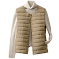 thumbnail image 1 of Cekizud Puffer Vest for Women Short Lightweight Down Puffer Jacket Warm Winter Coat Outerwear, XS-2XL, 1 of 9