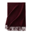 thumbnail image 1 of Cekizud Scarves for Women Solid Color Warm Shawl Versatile Spring Fall Outdoor Neck Wrap, 1 of 3
