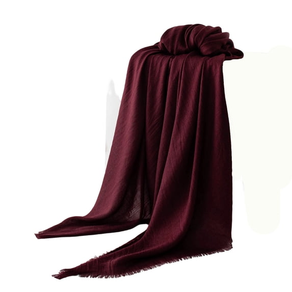 Cekizud Shawl Wraps for Women Solid Color Cozy Scarf Light Outer Cover for Spring Fall