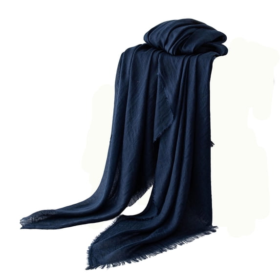 Cekizud Shawl Wraps for Women Solid Color Cozy Scarf Light Outer Cover for Spring Fall