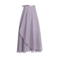 thumbnail image 1 of Cekizud Skirts for Women Chiffon High Waist Tie Waist Wrap Style Summer Flowy Long Skirt, Free Size, 1 of 7