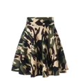 thumbnail image 1 of Cekizud Women's Skirts High Waist Camouflage Print A-Line Flared Mini Skirt,Sizes S-4XL, 1 of 2